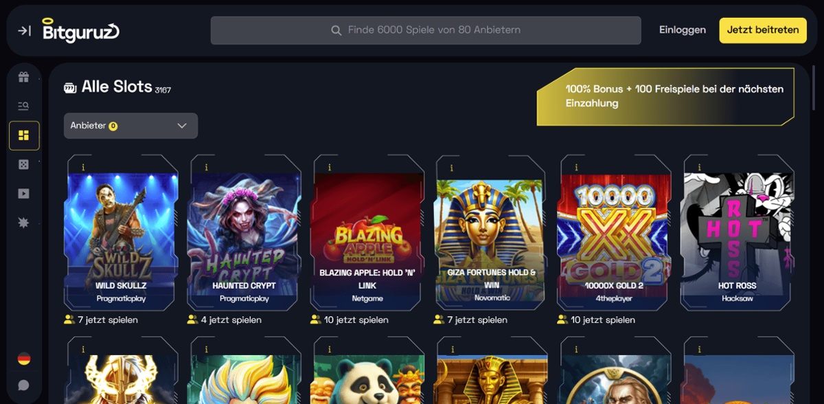 Bitguruz Casino Bonus Informationen Österreich.